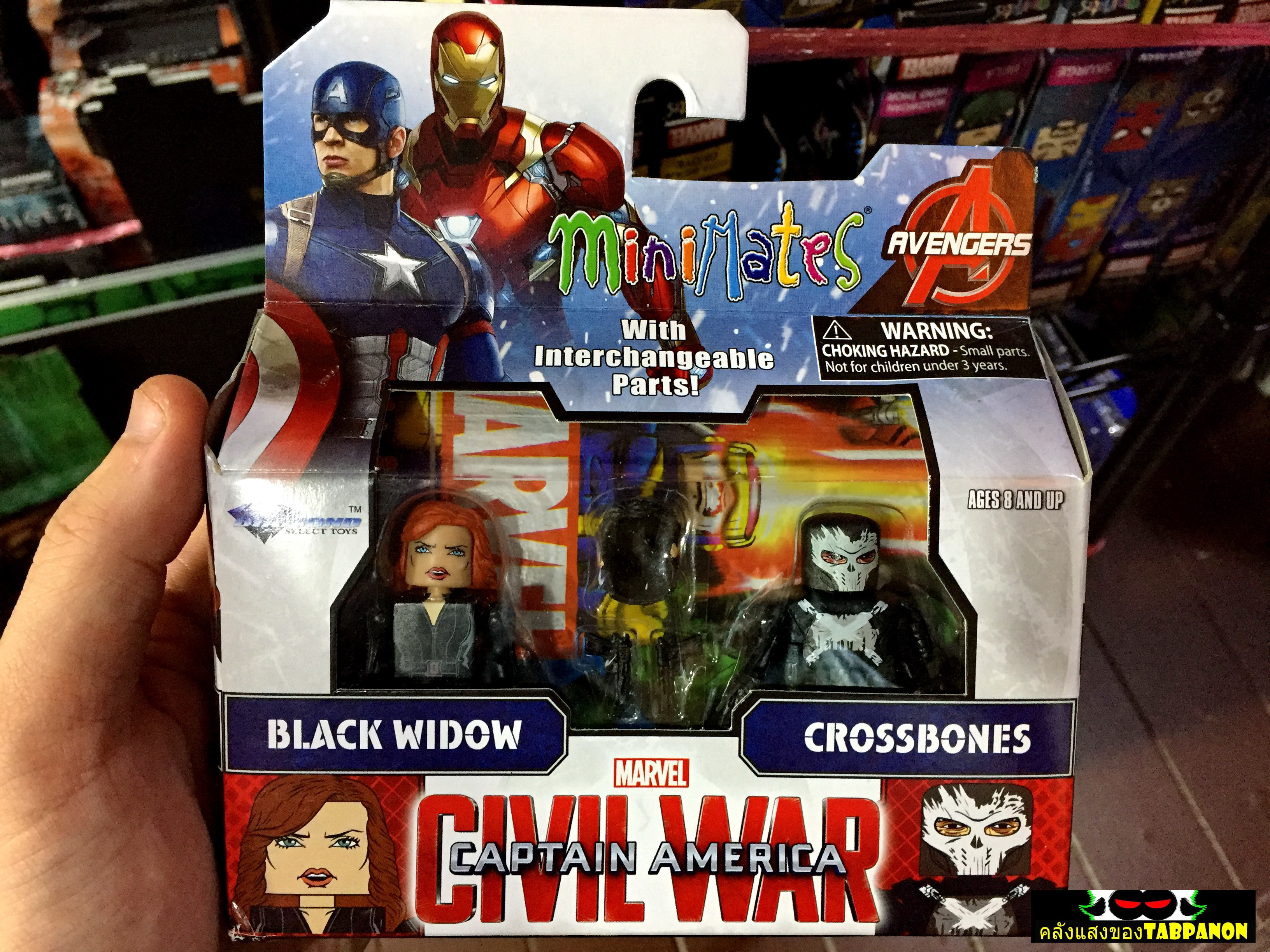 Marvel Minimates Civil War Movie - Black Widow & Crossbones