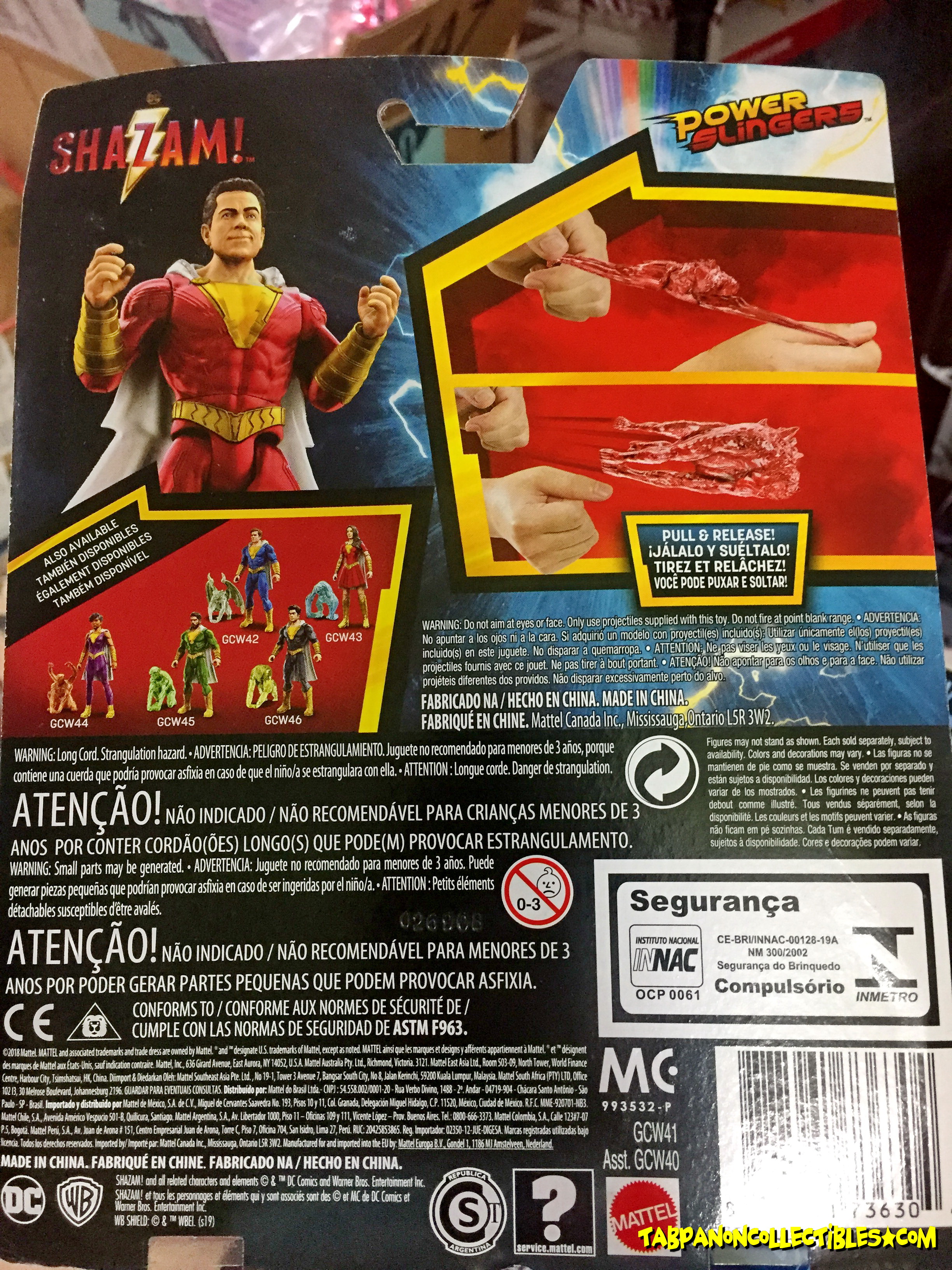 [2019.05] Mattel Shazam Movie Shazam 6-Inch Basic Figure (เพ้นคิ้ว/ตา ไม่ค่อยดี จะสุ่มส่งไป ดูรูปประกอบ )