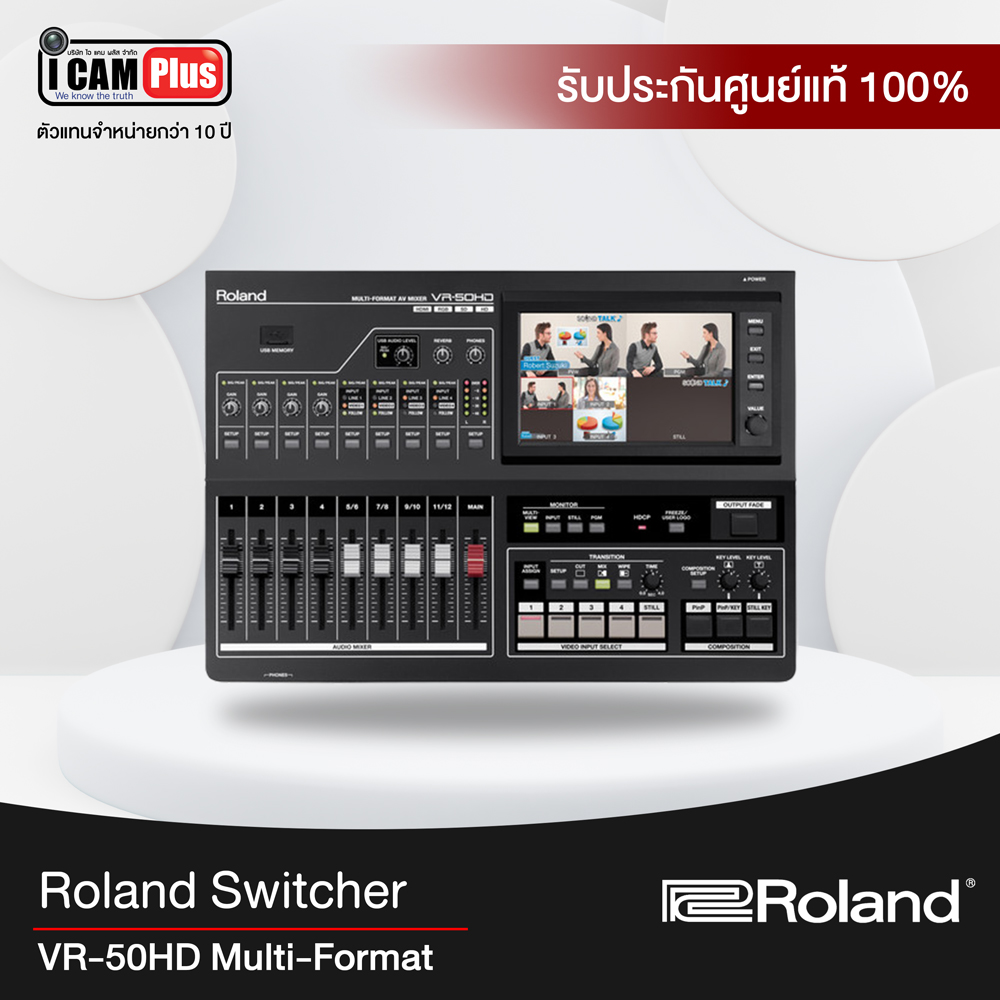 Switcher Roland รุ่น VR-50HD Multi-Format mixer