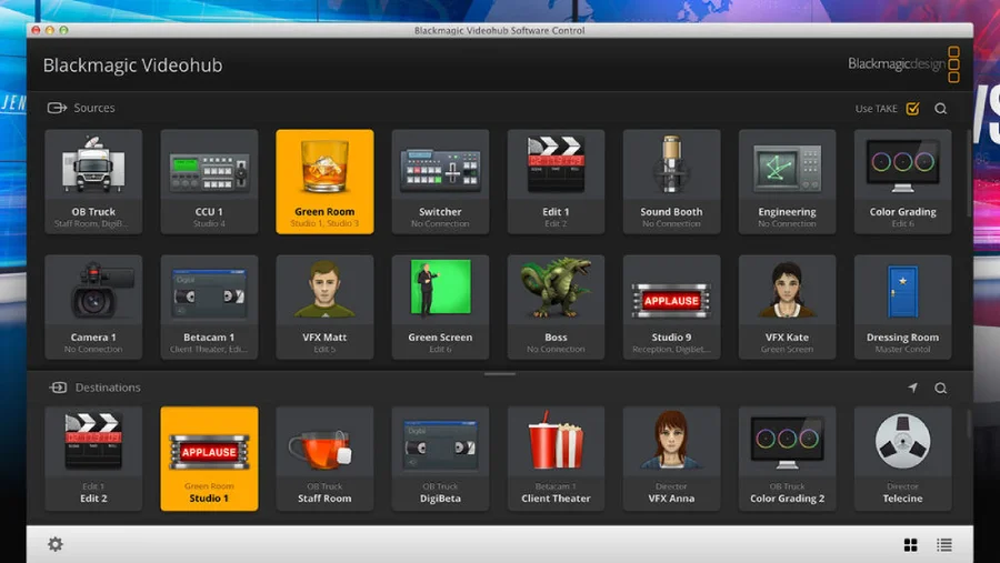 Blackmagic Videohub 120×120 12G