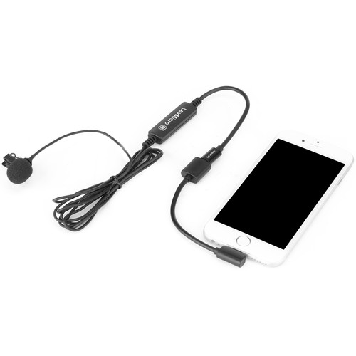 Saramonic SR-DITC80 Lightning Female Microphone Adapter Cable to Lightning Male with 90 degree for iPhone, iPad