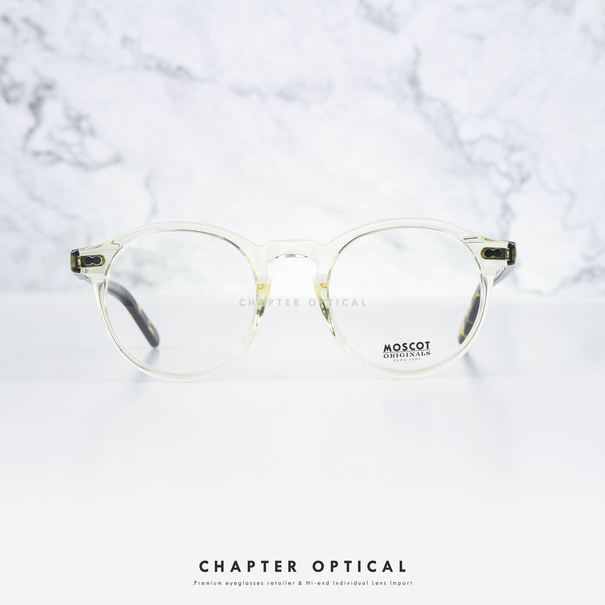 MOSCOT / originals NYC - MILTZEN col. CITRON TORTOISE Size 49