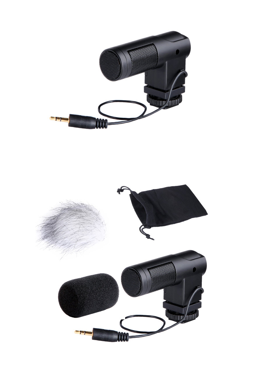 BY-V01 Boya stereo X and Y Microphone For DSLR Camera DV Camcorder