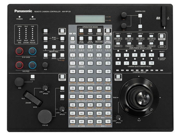 ตัวควบคุมกล้องระยะไกล Remote Camera Controller AW-RP120 G **ติดต่อสอบถามราคาพิเศษ**