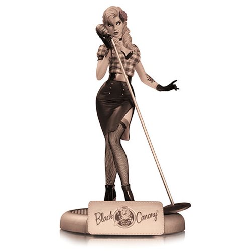 [20.01] DCC DC Bombshells Black Canary Sepia Variant Statue