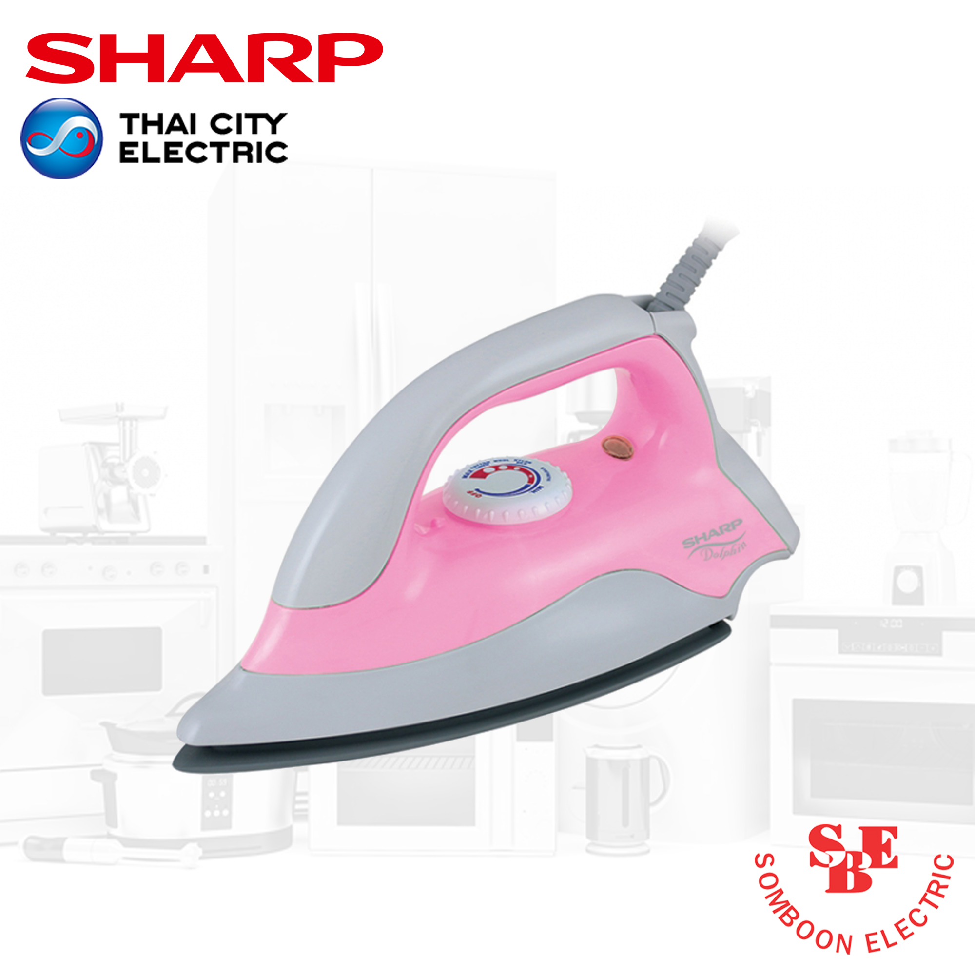 เตารีด Sharp 1.5 ปอนด์ รุ่น AM-P333
