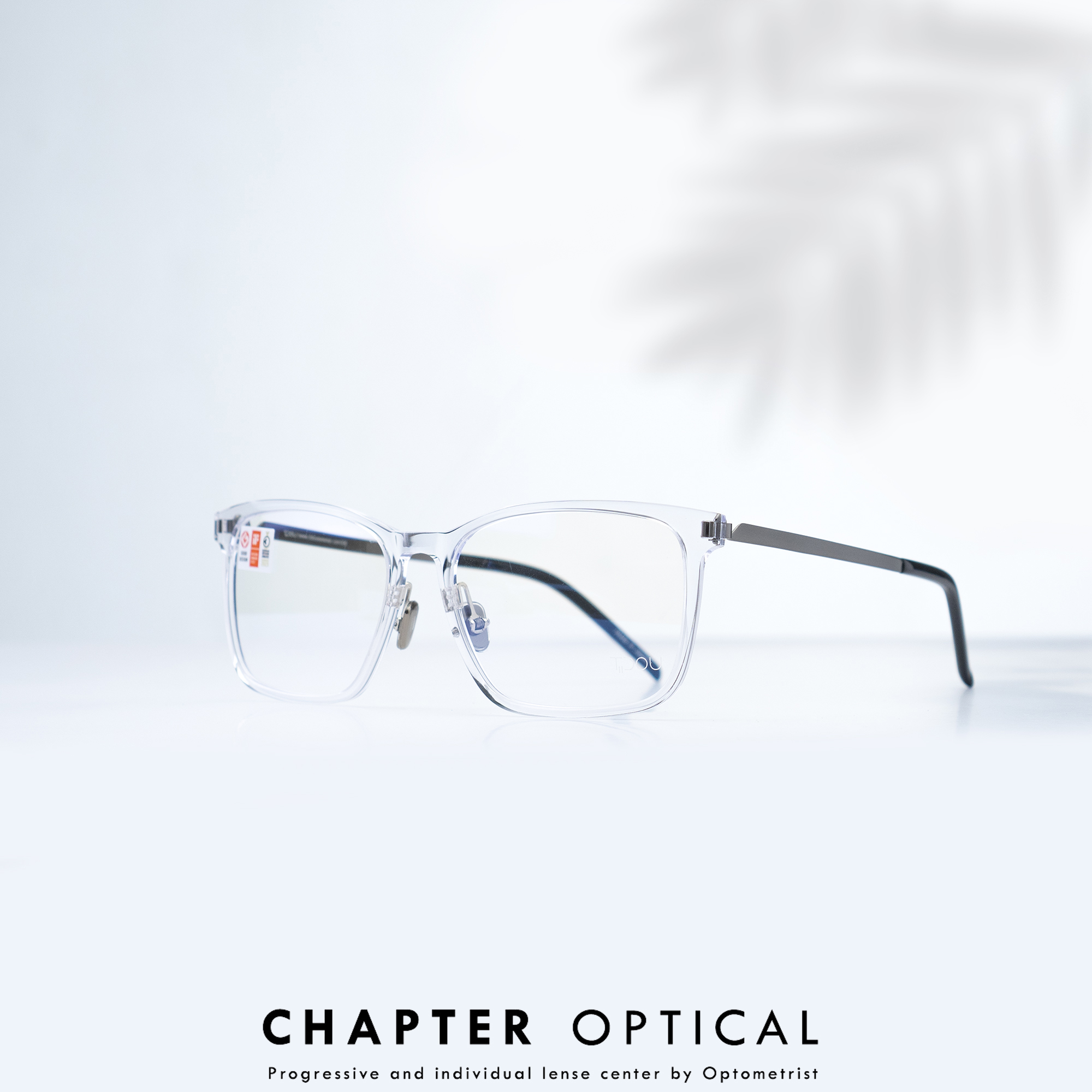 กรอบแว่น TiDOU | รุ่น TX03 รหัสสี 02 ไทเทเนี่ยมญี่ปุ่น แว่นไร้สกู Screwless น้ำหนักเบา