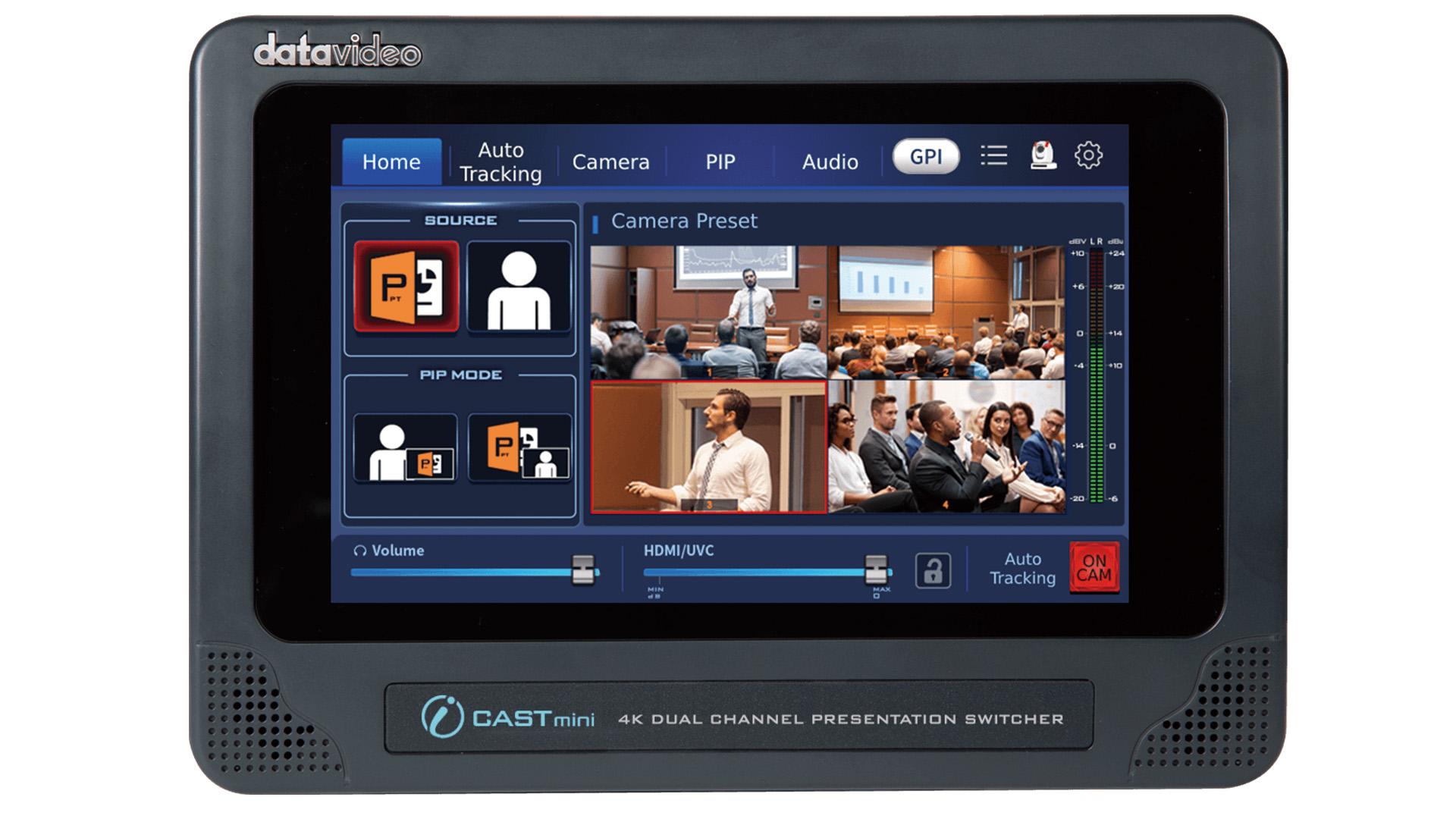 iCAST mini : 4K Dual Channel Presentation Switcher