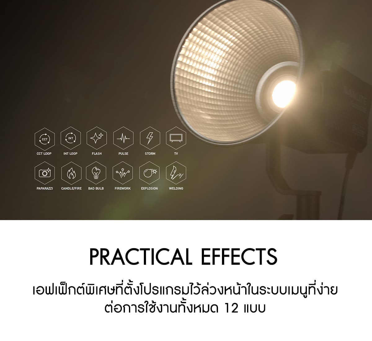 Nanlite Forza 60B Bi-Color LED Monolight ศูนย์ไทย