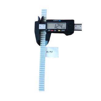 สายพานปลายเปิด Timing Belt OpenEnd XL Polyurethane(PU) สีขาวหน้ากว้าง 12 มม. สั่งตัดตามความยาว