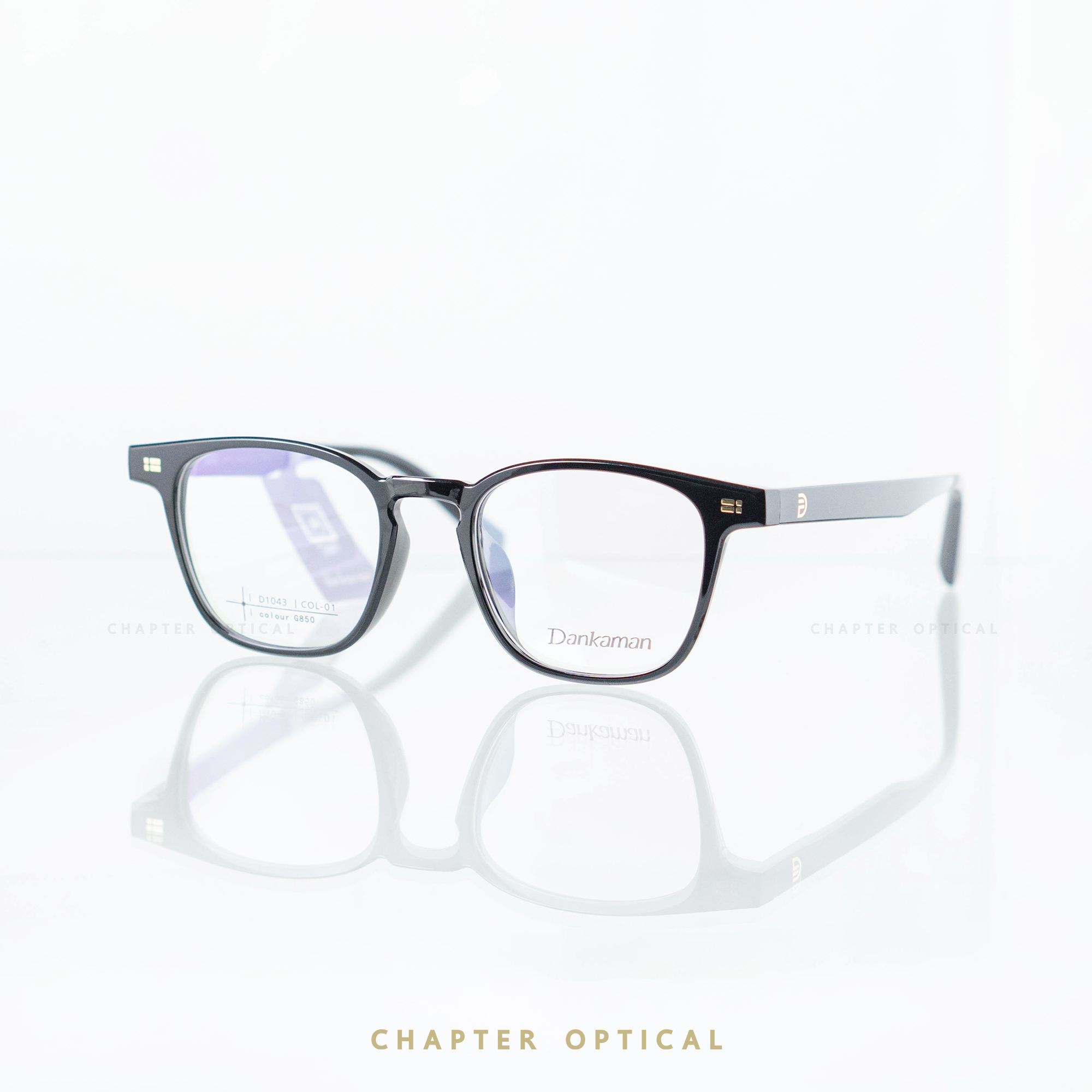 กรอบแว่นDankaman รุ่น D1043-C01 (VINTAGE แต่เบา ด้วยวัสดุ TR90)