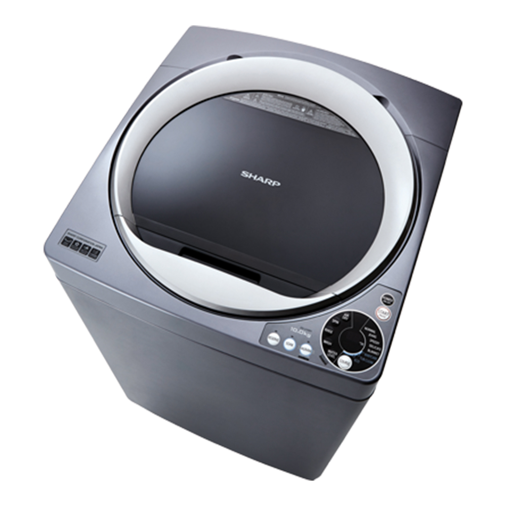 เครื่องซักผ้า Sharp 1 ถัง 10 กก. รุ่น ES-U10HT-S