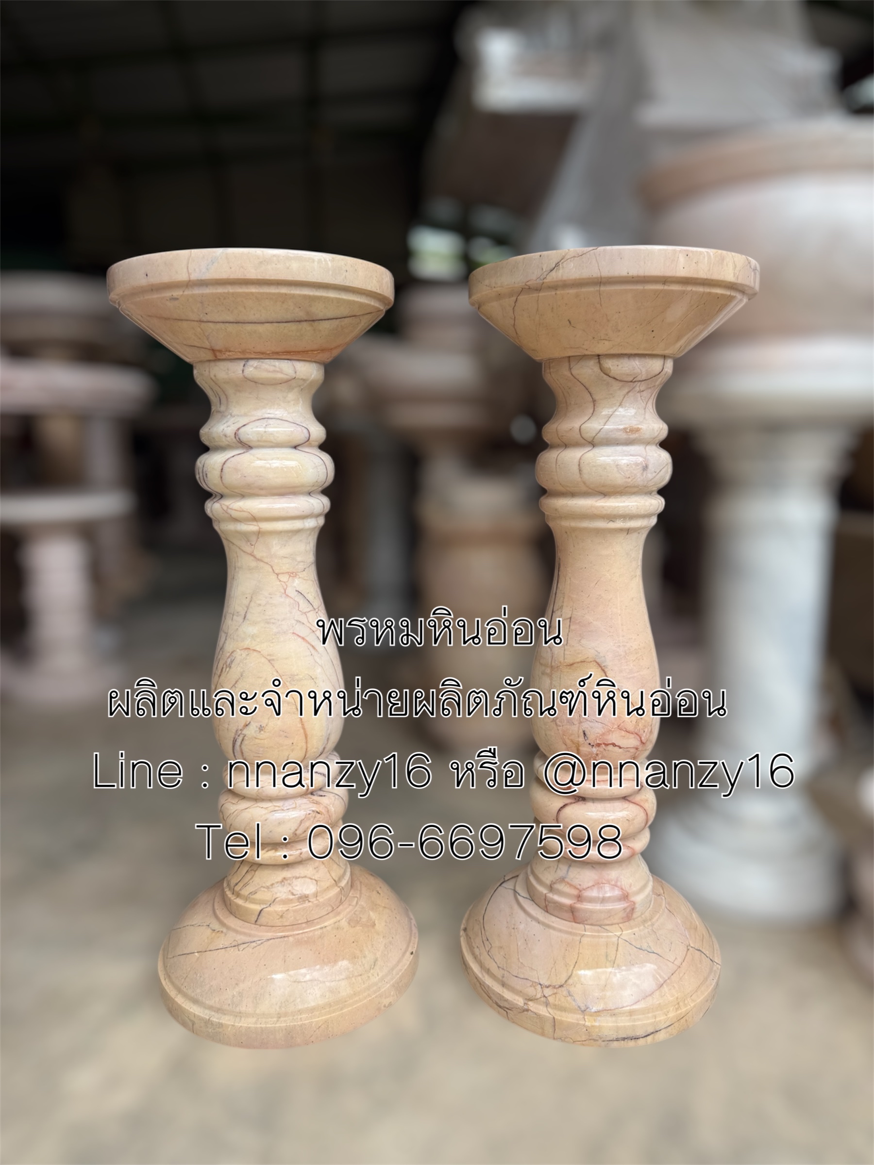 เสาโชว์หินอ่อน80ซม