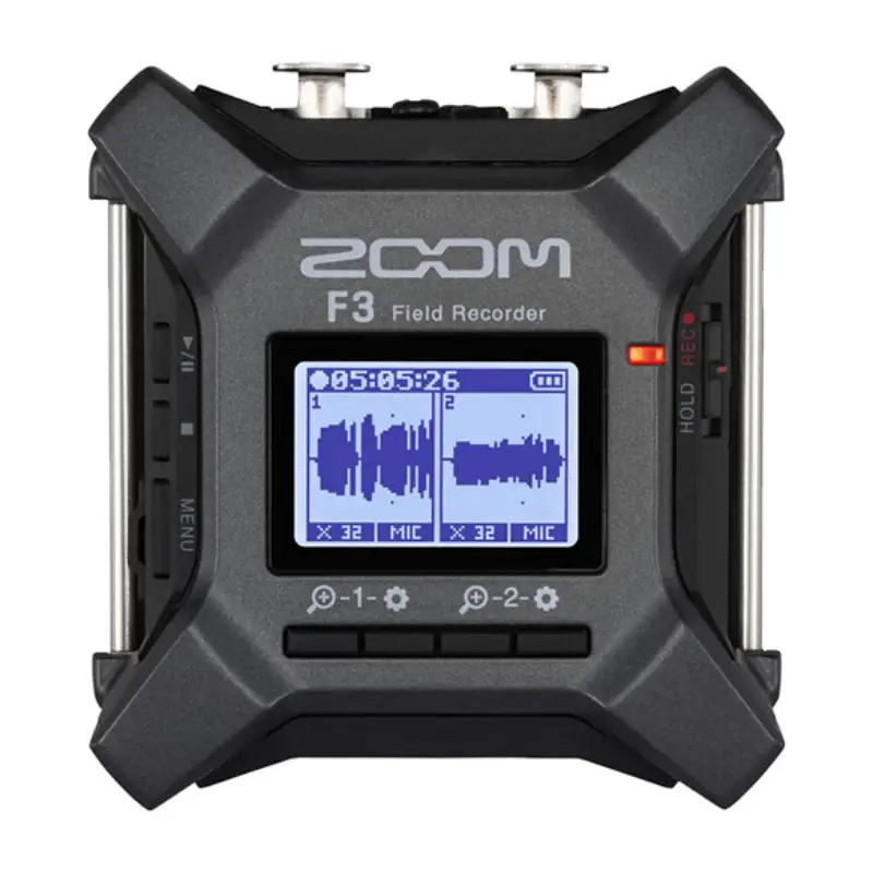 Zoom F3 2-Input / 2-Track Portable Field Recorder