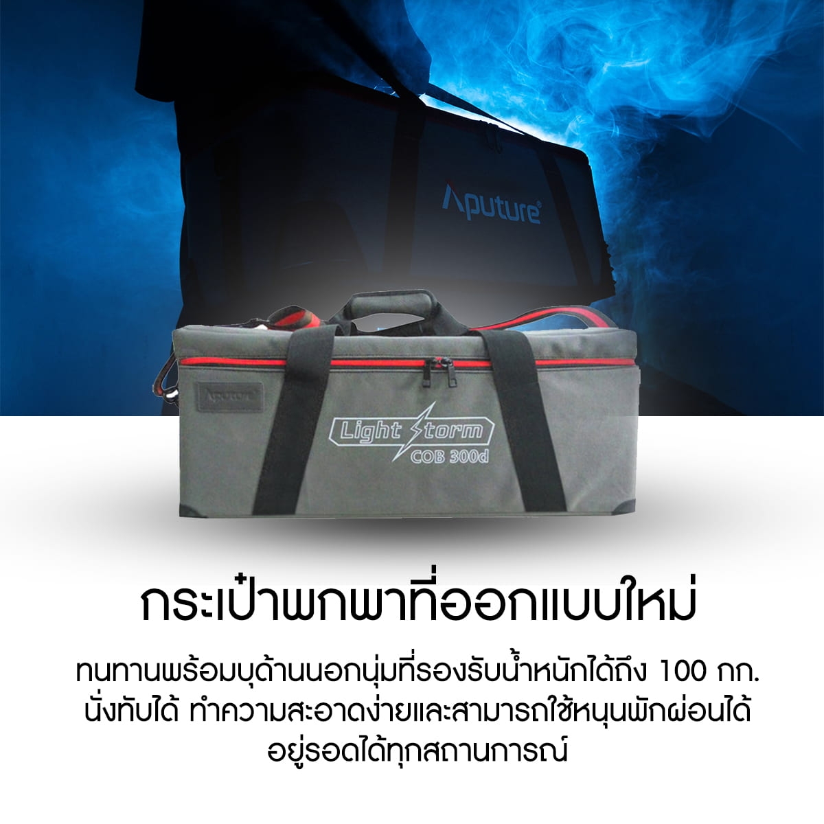 Aputure Light Storm LS300D II LED light V-Mount ไฟสตูดิโอคุณภาพสูง รับประกันศูนย์ไทย
