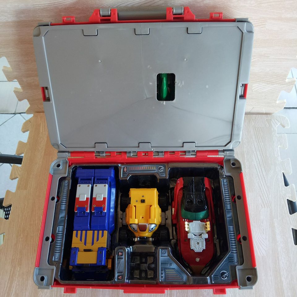 DX​ กระเป๋าใส่หุ่นยนต์​ Go-onger​ vehicles No. 1-6 ของแท้จากญี่ปุ่น​