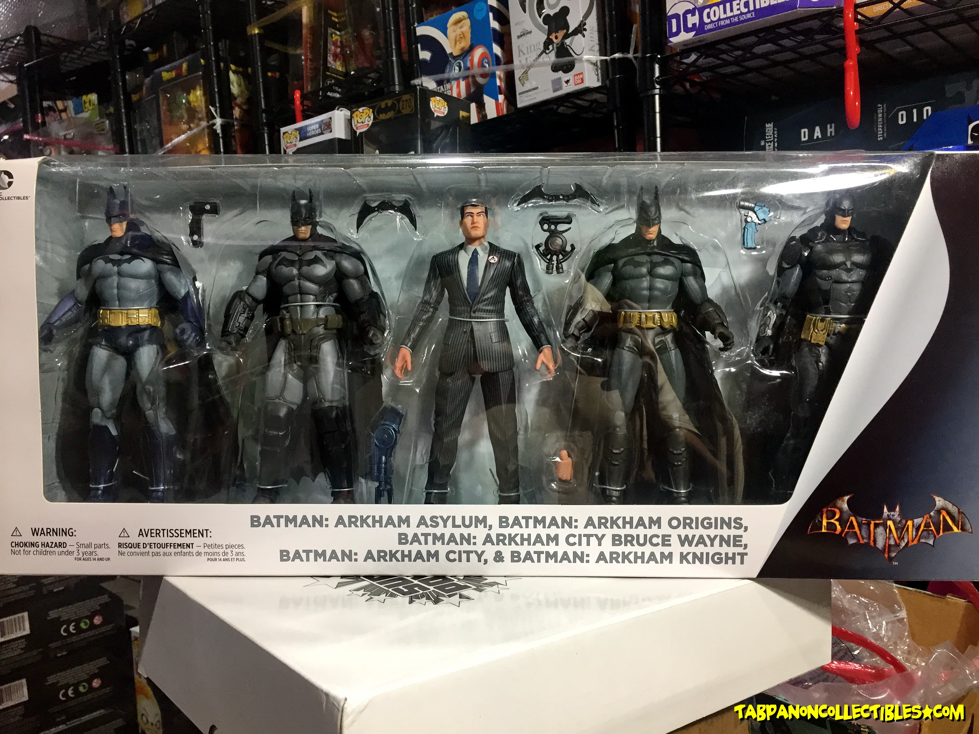 [2015.09] DC Collectibles Batman Arkham Series Batman Action Figure 5-Pack