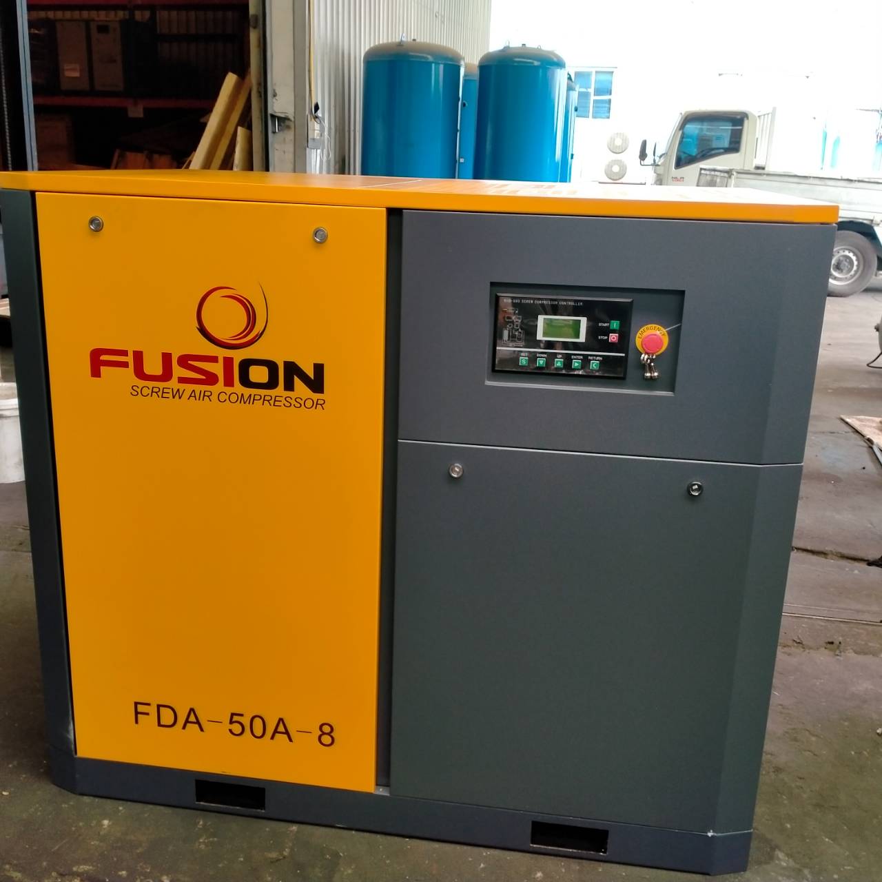 ปั๊มลมสกรู FUSION 50HP Model : FDN-50A 50HP