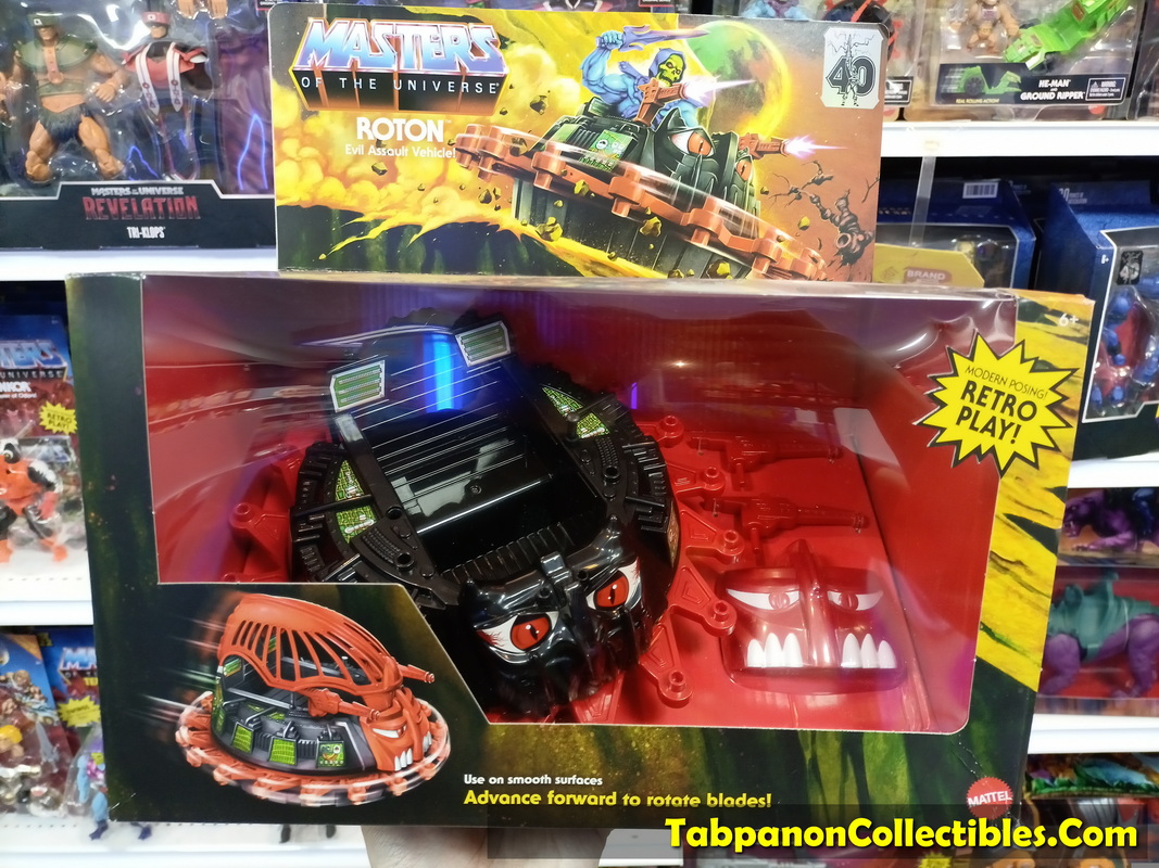 [2022.06] Mattel MOTU Origins Roton Vehicle, Spinning Villain Car with Clicking Sounds