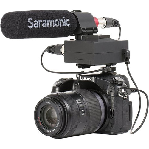 Saramonic MixMic Mix-Mic XLR audio Phantom power audio adapter
