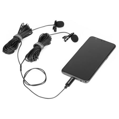 Saramonic LavMicro U3C 6m Lavalier Dual Microphone with Detachable Lightning Connectorfor Type C