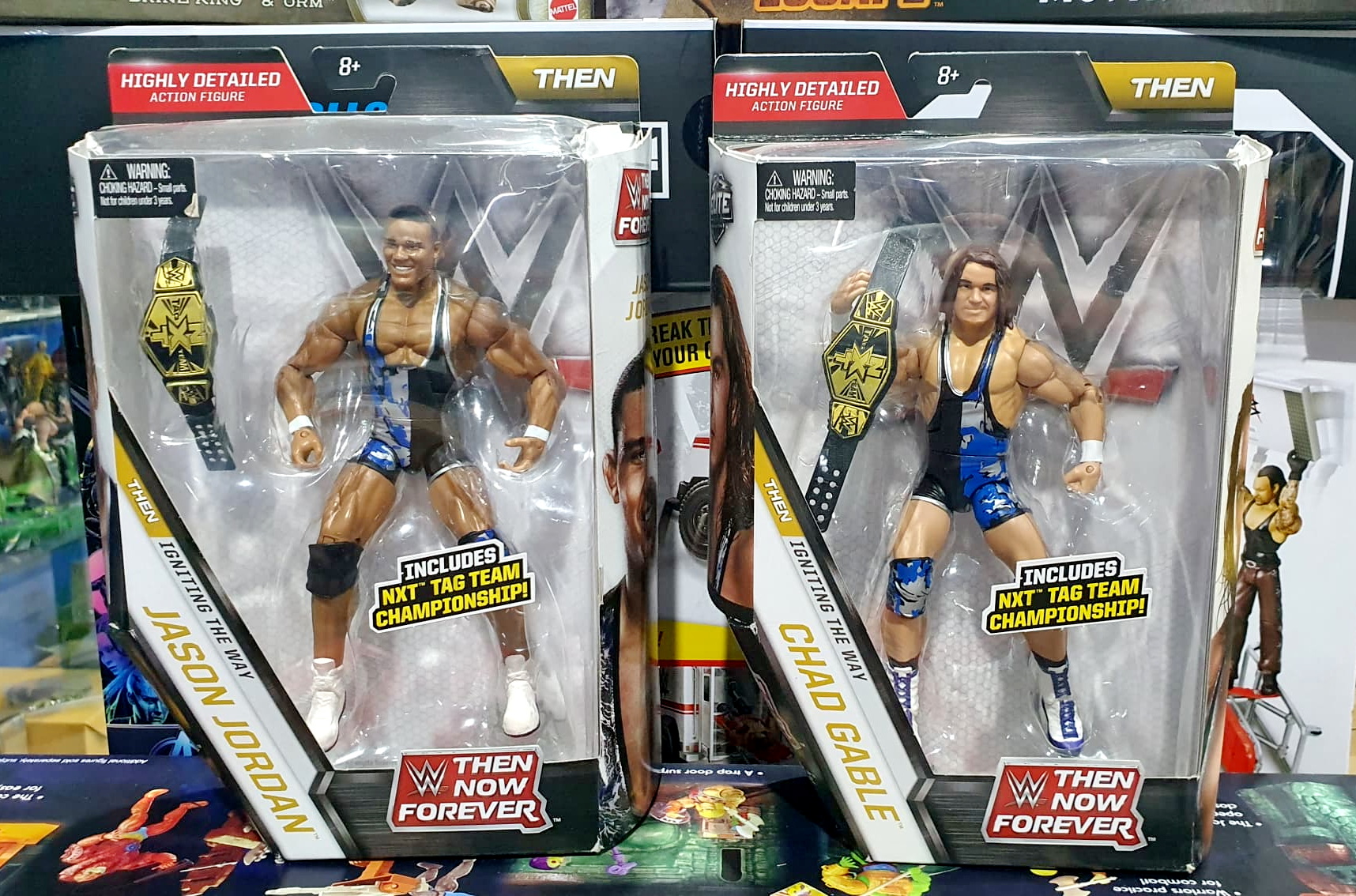 [2018.05] WWE Elite Walmart Exclusive Then Now Forever AMERICAN ALPHA JASON JORDAN & CHAD GABLE 7-Inch Figures Set (ขายคู่2ตัว)