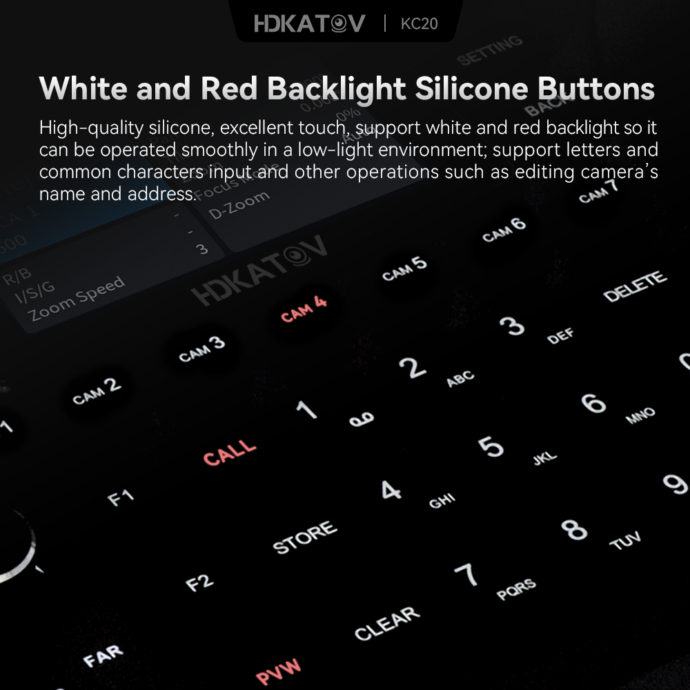 KC20N with NDI Katov PTZ 4D Joystick controller