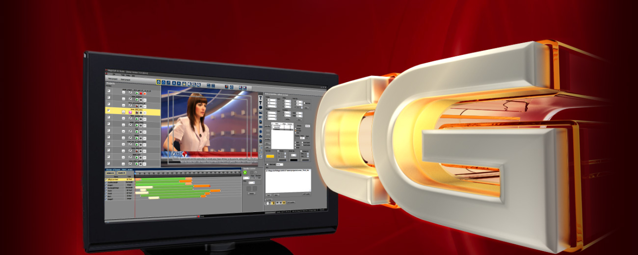 โปรแกรม Magic Soft CG | การซ้อนภาพ หรือตัวอักษรวิ่ง แบบ realtime