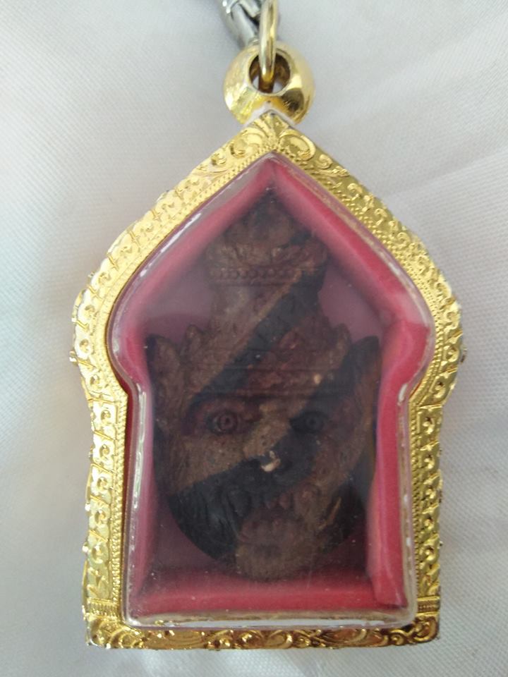 เศียรปู่เสือ หนุนดวง โชคลาภ เนื้อลายเสือ หลวงปู่กาหลง อสโภ วัดน้ำพุสามัคคี