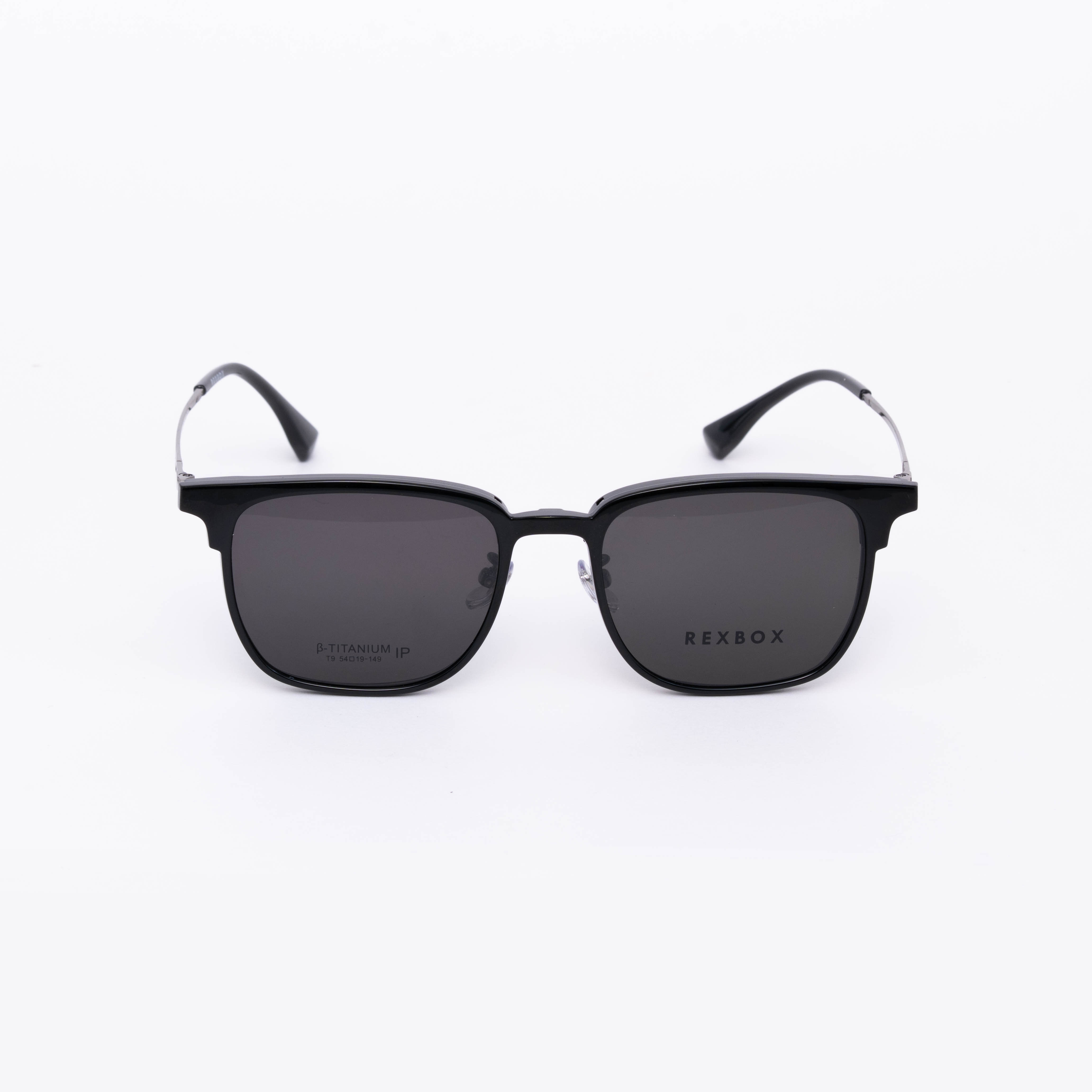 REXBOX รุ่น B-TITANIUM ไทเทเนียม น้ำหนักเบา ยืดหยุ่น พร้อมคลิปออน Polarized (T9-C1)