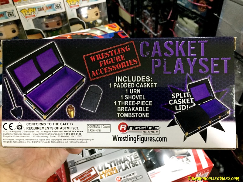 Wretling Accessories - Casket Playset (Black)