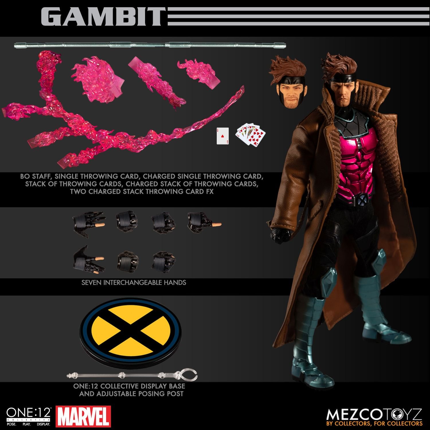 [2020.10] Mezco X-Men Gambit One:12 Collective Figure