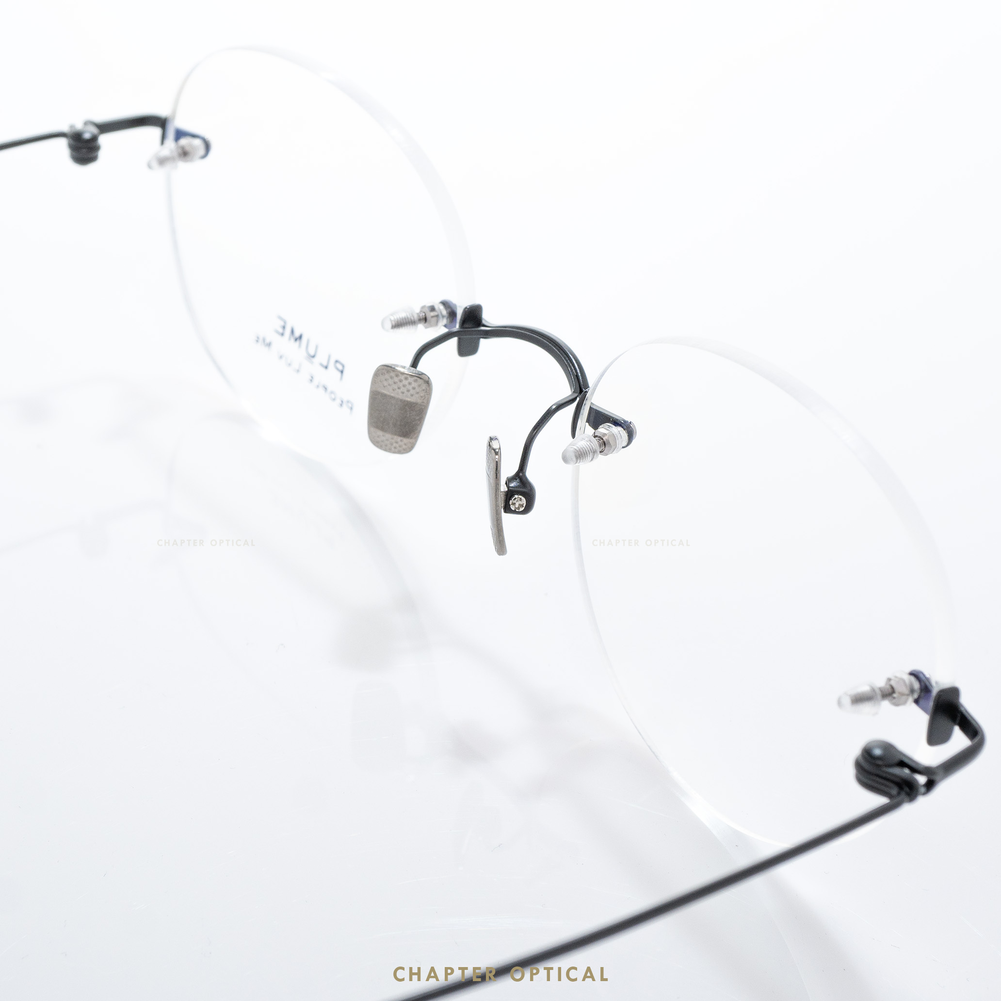 กรอบแว่นตาแบรนด์ PLUME รุ่น P-2976-C1 แบรนด์เกาหลีใต้แท้ สินค้านำเข้า