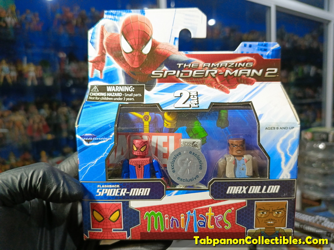 Minimates Marvel Wave 56 The Amazing Spider-Man 2 Flashback Spider-Man and Max Dillon 2-Pack