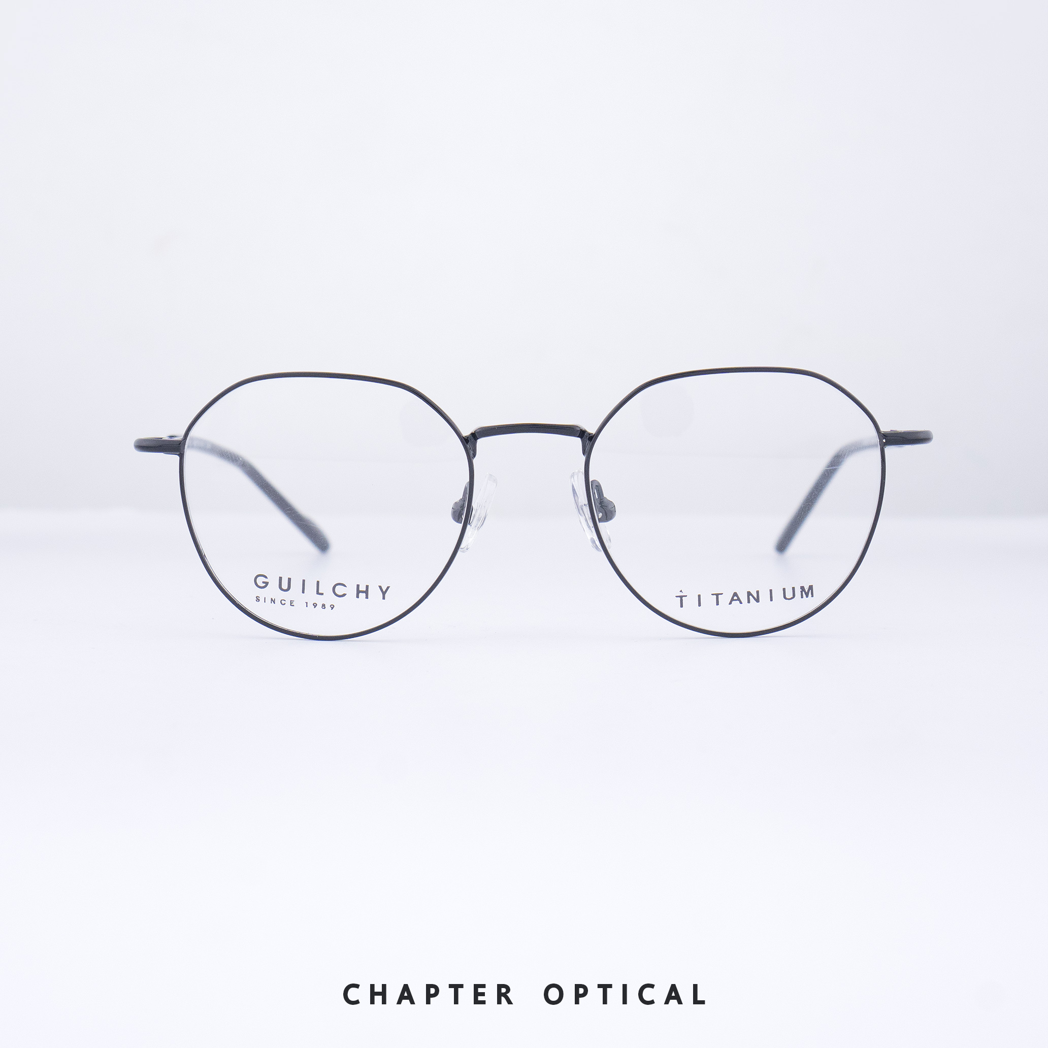 กรอบแว่นตา GUILCHY รุ่น MS-2-C06 แว่นไทเทเนียมพร้อมคลิปออนแม่เหล็ก Polarized