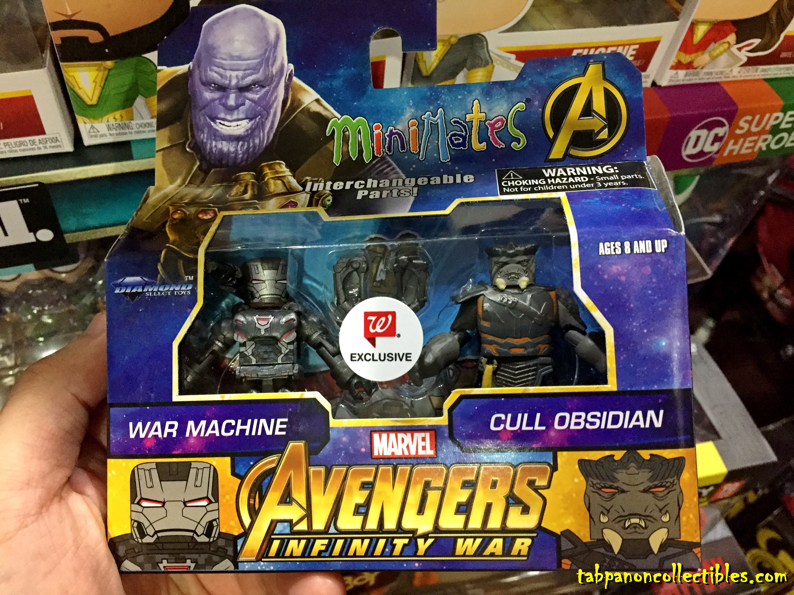 Marvel Minimates Infinity War - War Machine & Cull Obsidian (Walgreens Exclusive)