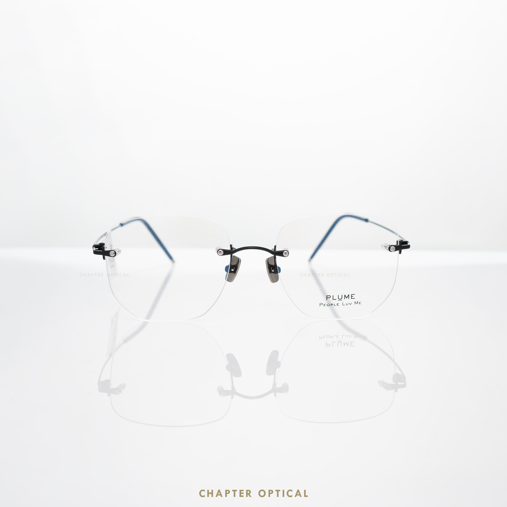 กรอบแว่นตาแบรนด์ PLUME รุ่น P-2978-C1 แบรนด์เกาหลีใต้แท้ สินค้านำเข้า
