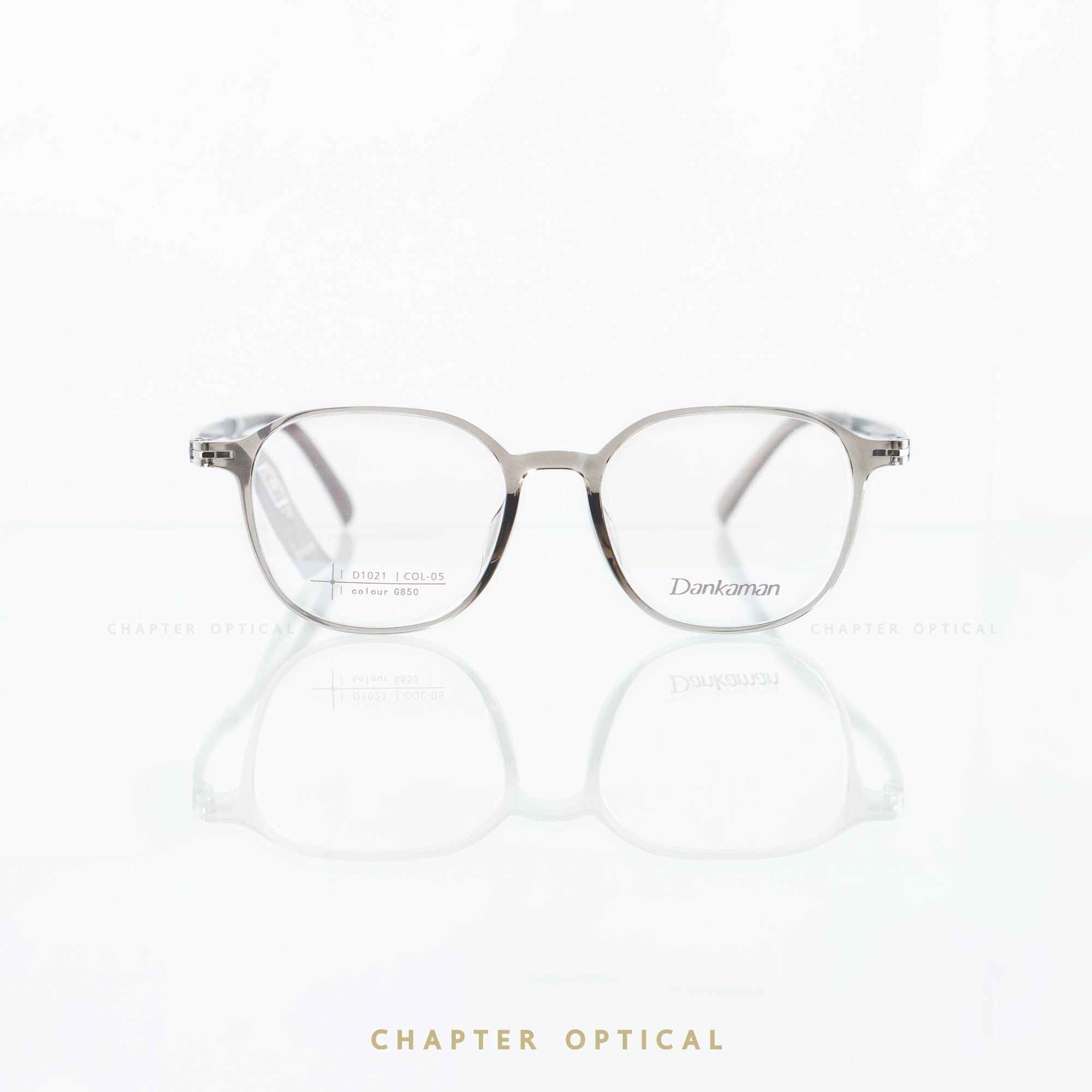 กรอบแว่นDankaman รุ่น D1021-C05 (VINTAGE แต่เบา ด้วยวัสดุ TR90)