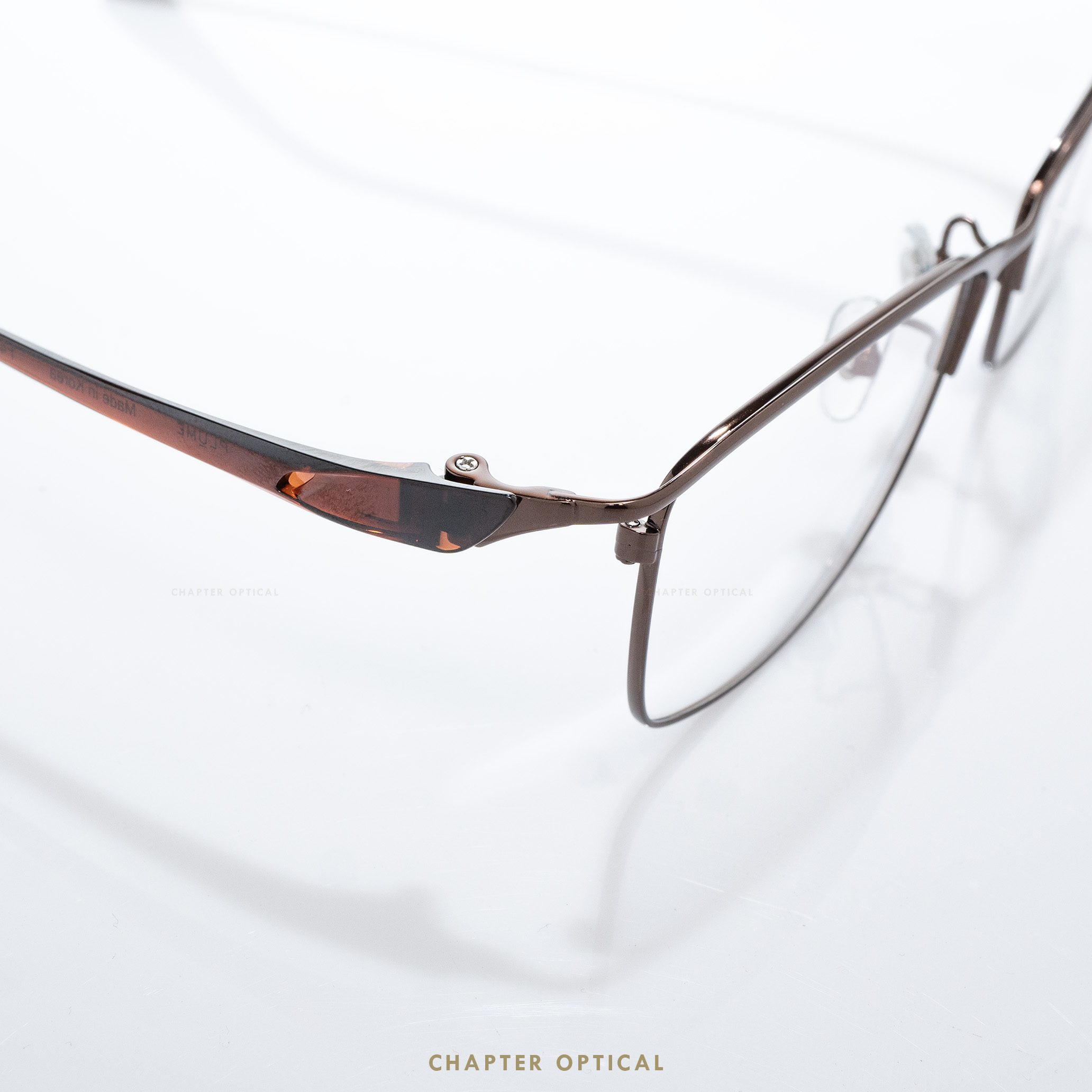 กรอบแว่นตาแบรนด์ PLUME รุ่น P-2859-C3 แบรนด์เกาหลีใต้แท้ สินค้านำเข้า