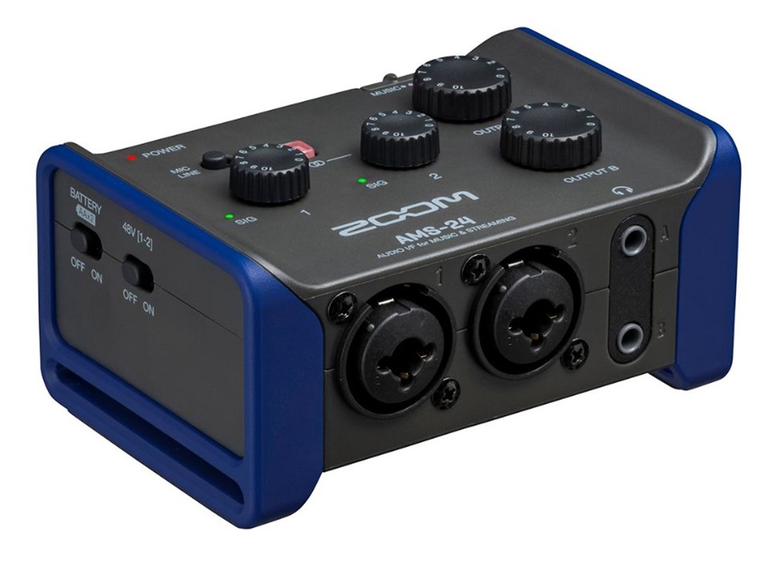 Zoom AMS-24 2CH USB-C Audio InterfaceBSW PART: AMS-24