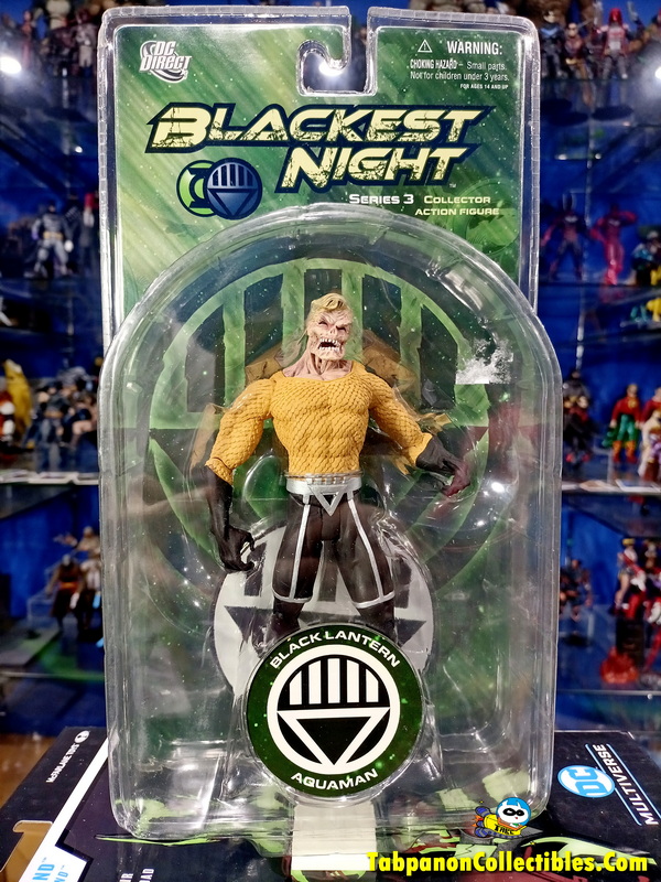 [2010.02] DC Direct Blackest Night Series 3 Black Lantern Aquaman 7-Inch Action Figure