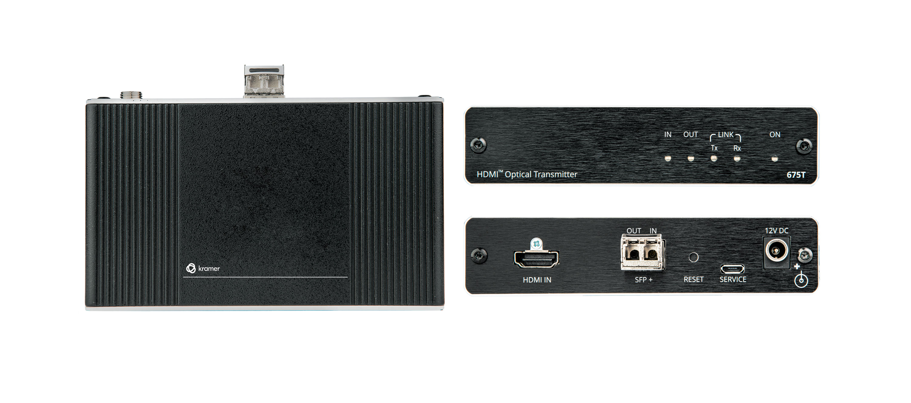kramerav : 675R/T4K60 4:4:4 HDMI Extender Kit over Ultra–Reach MM/SM Fiber Optic