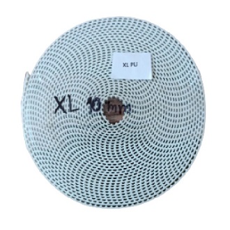 สายพานปลายเปิด Timing Belt OpenEnd XL Polyurethane(PU) สีขาวหน้ากว้าง 10 มม. สั่งตัดตามความยาว