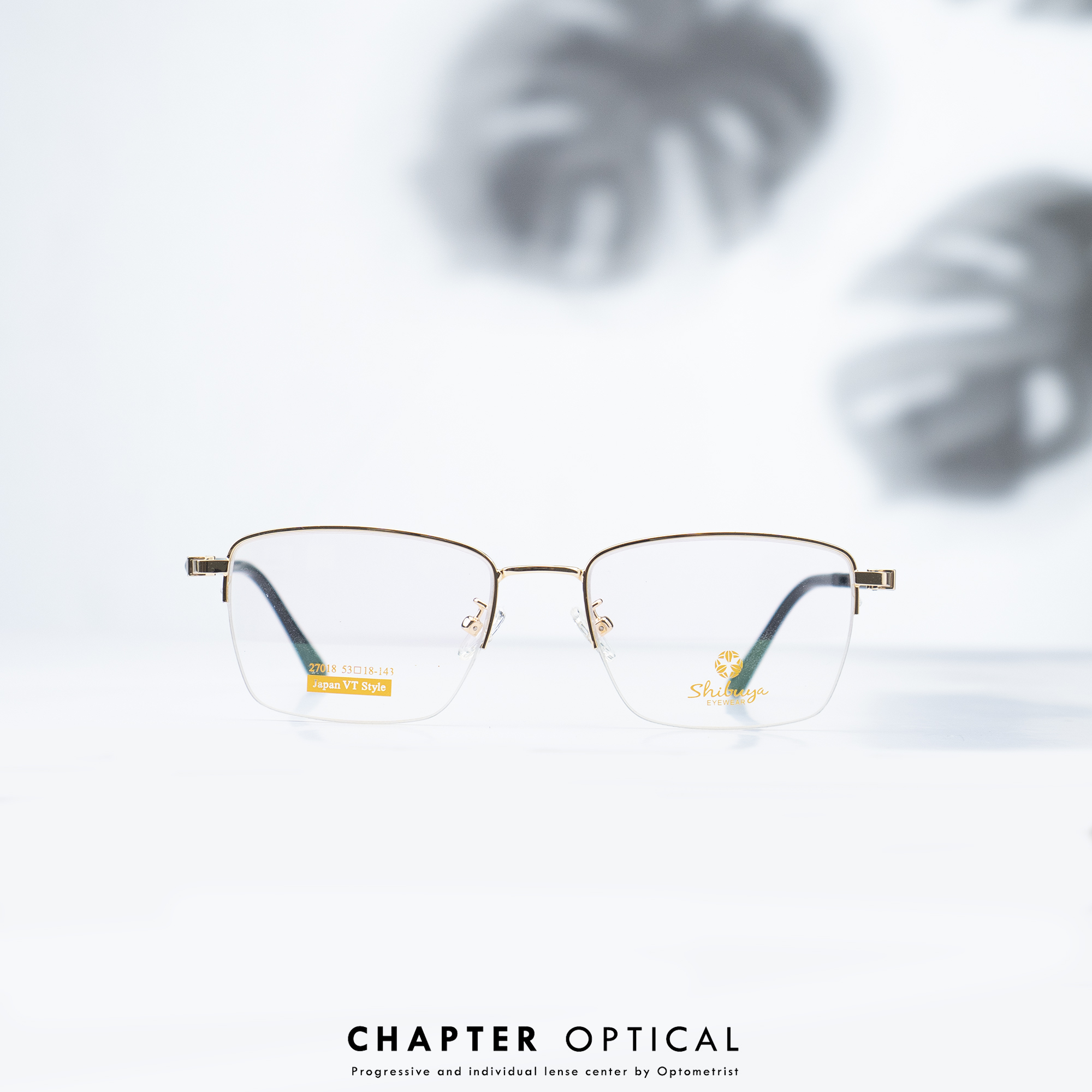 กรอบแว่นแฟชั่น รุ่น 27018 c3 ( พร้อมเลนส์สายต 1990 บาท )