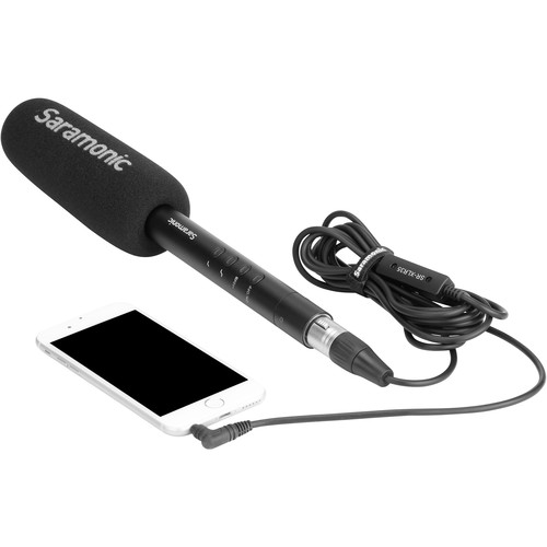 Saramonic SR-XLR35 XLR FEMALE CONNECTOR TO RIGHT-ANGLE 3.5MM TRRS AUDIO ADAPTER