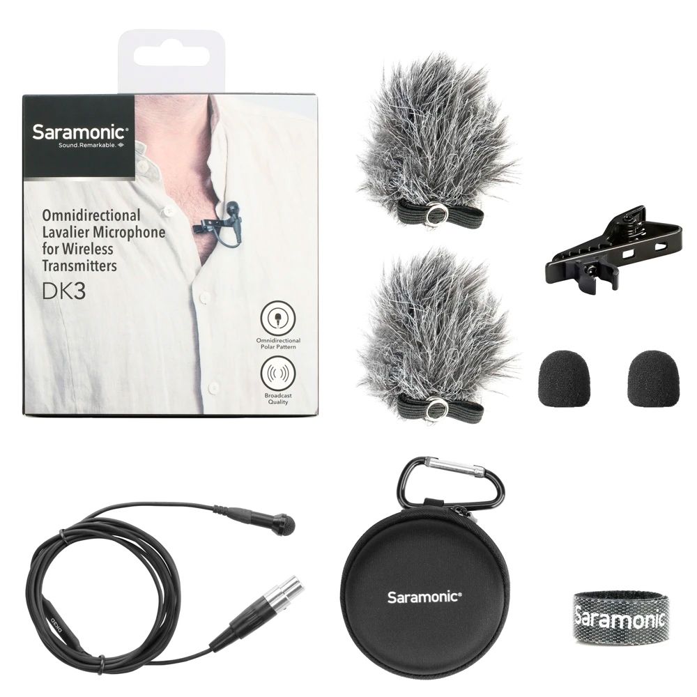 Saramonic-DK3E ไมโครโฟนพรีเมี่ยมไร้สาย | รับประกันศูนย์ 100%