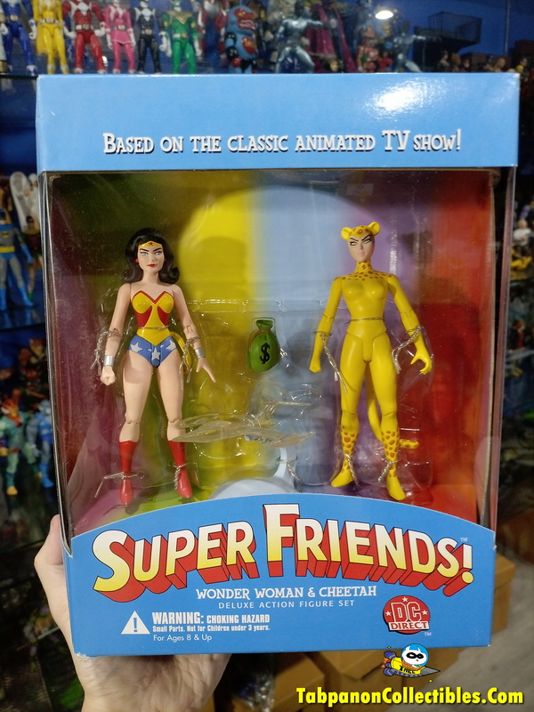 [2003.04] DC Direct Super Friends Wonder Woman & Cheetah Deluxe Action Figure Set