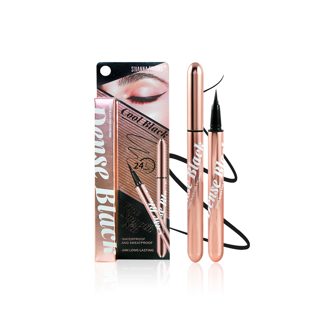 ซีเวนน่า คัลเลอรร์ส เดนซ์ แบล็ค ไฟน์ อายไลเนอร์ Sivanna COLORS DENSE BLACK FINE EYELINER