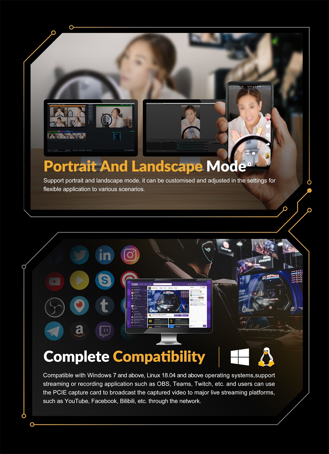 AVMatrix - VC41 4-CH 3G-SDI PCIE Capture Card