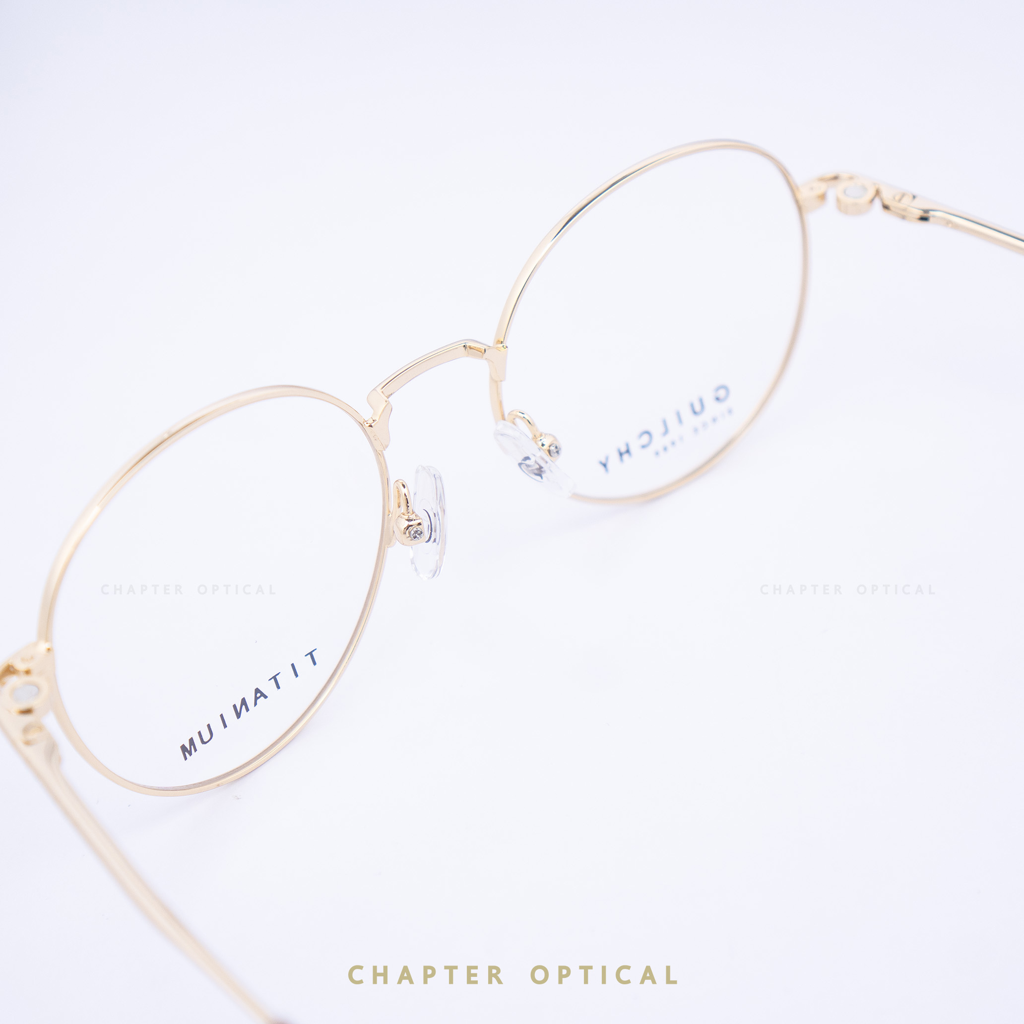 กรอบแว่นตา GUILCHY รุ่น MS-1-C03 แว่นไทเทเนียมพร้อมคลิปออนแม่เหล็ก Polarized